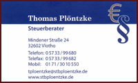 Steuerberater Thomas Plöntzke Vlotho Steuerberater Thomas Plöntzke Vlotho