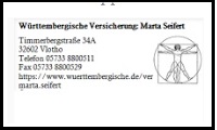 Württembergische Versicherung: Marta Seifert Vlotho Württembergische Versicherung: Marta Seifert Vlotho